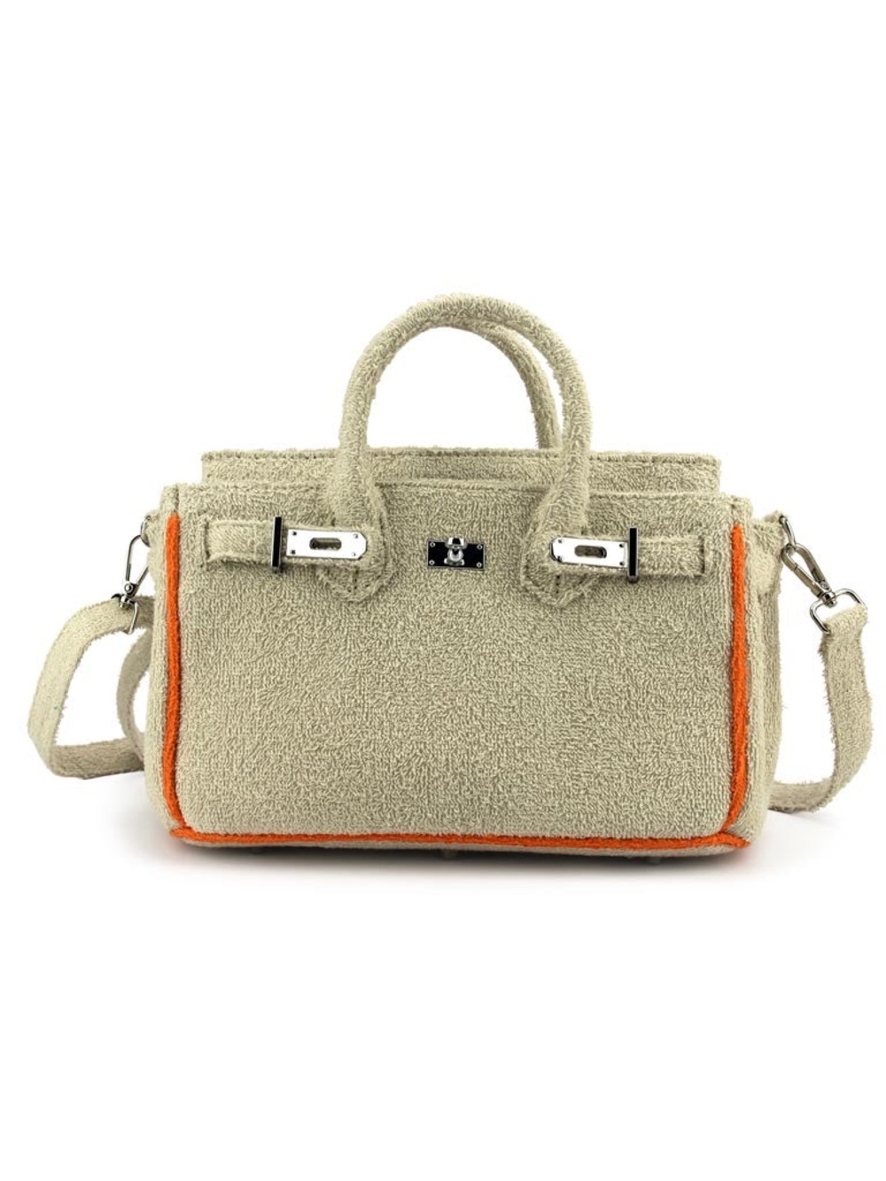 New SOCIAL SUNDAZE viral Terry-Cloth Boatkin Hamptons Tote Bag small SAND $148